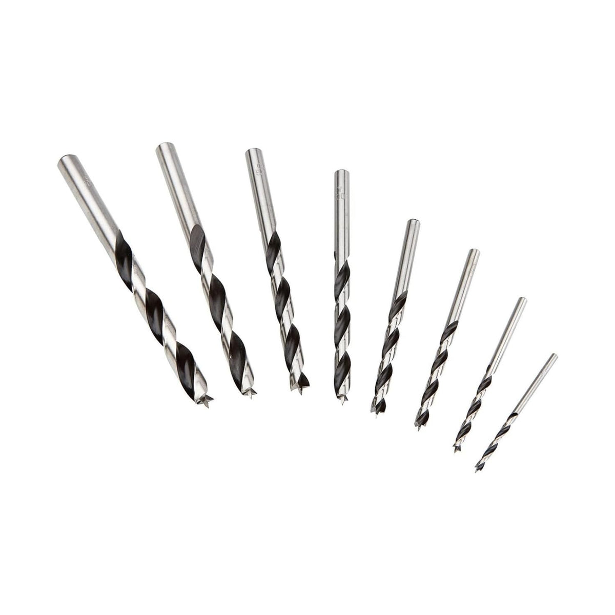 Fisch Brad Point Drill Bit Set in blister pack for quick project setup