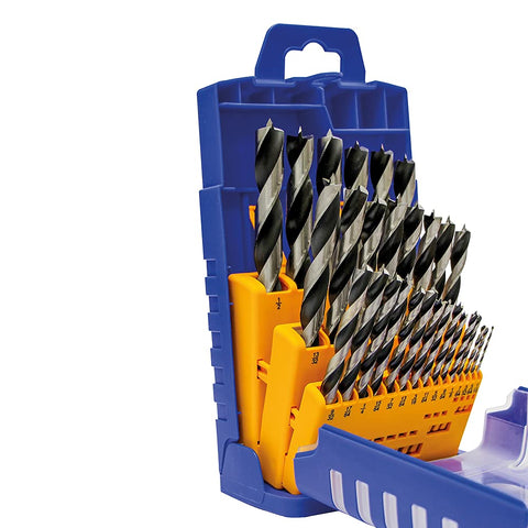 Fisch chrome vanadium drill bits designed for sharp, cooler cutting.