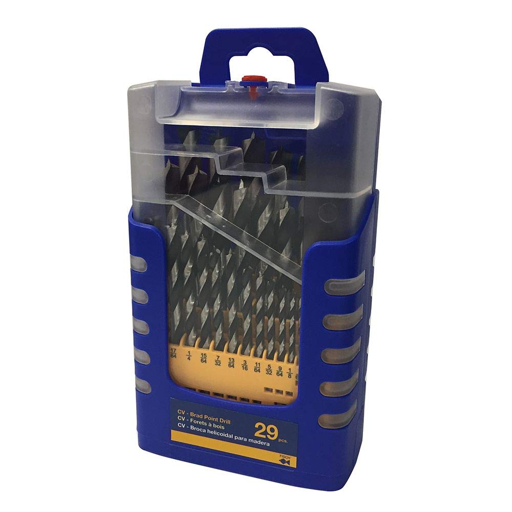 Fisch plastic storage case keeps bits organized and ready for quick projects.