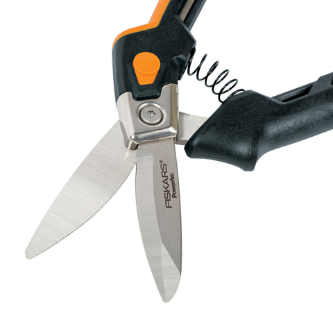 PowerArc Fiskars snips stainless steel blades resist rust for durable cuts