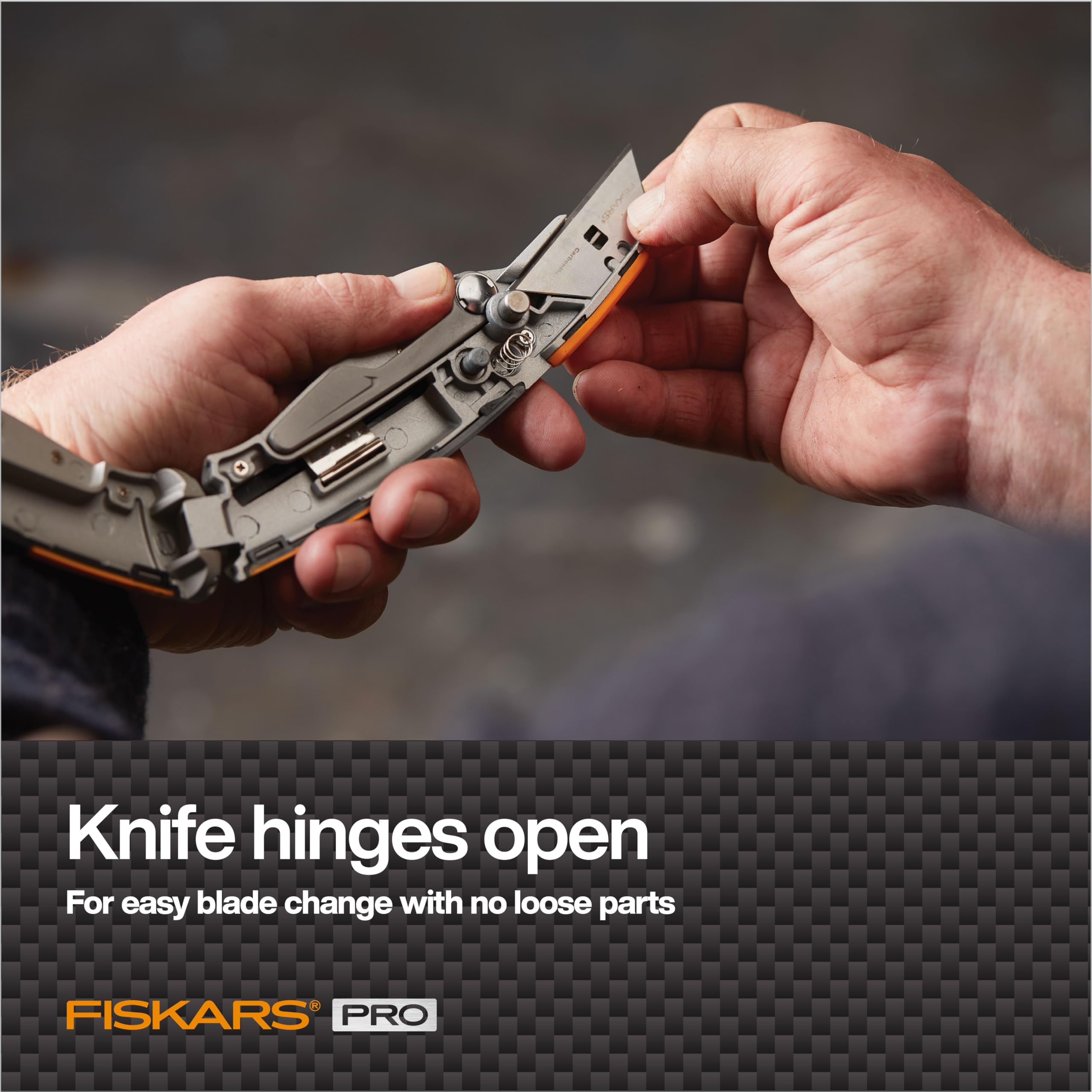 Fiskars Pro Fixed Knife Carbon ax blade included lasts longer
