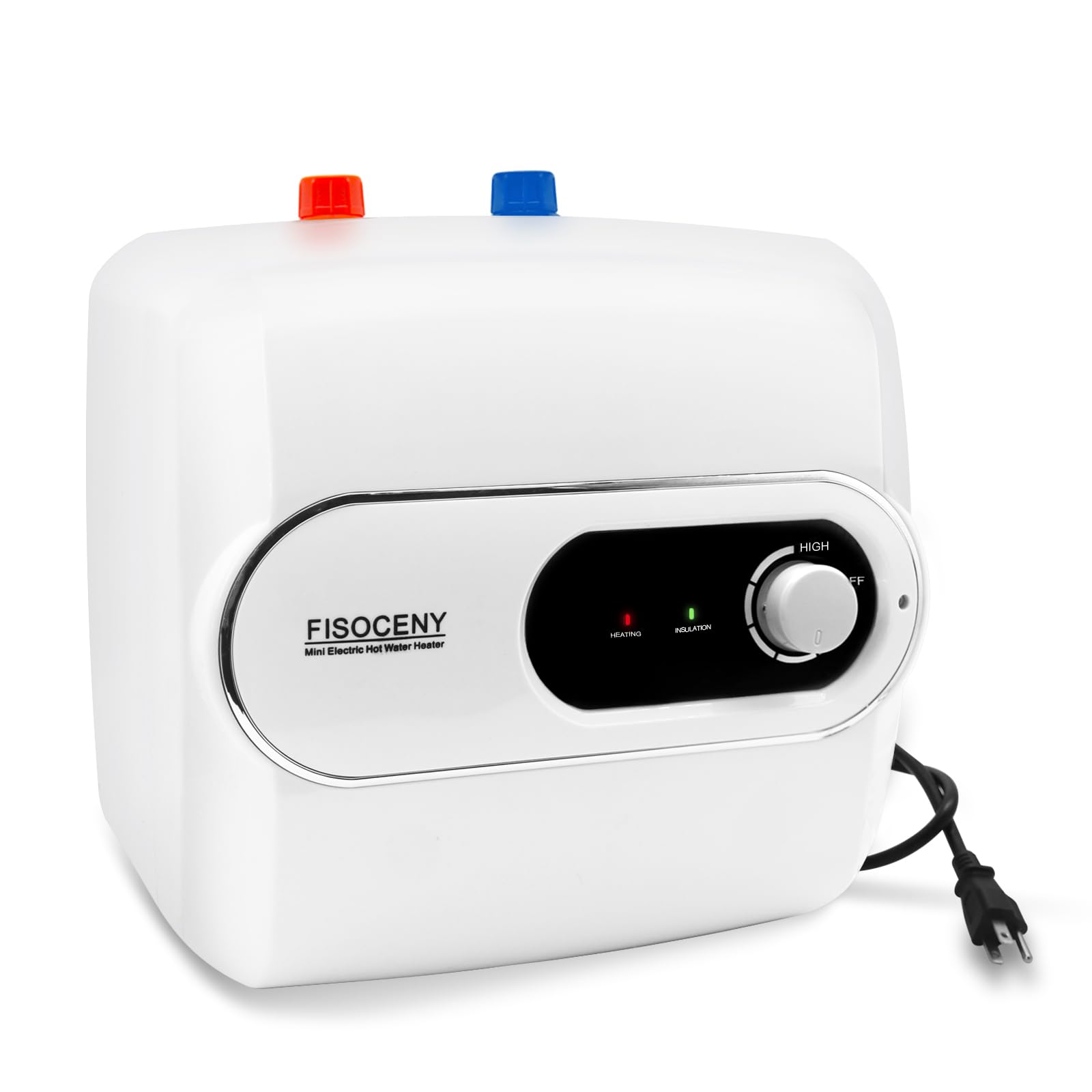 Fisoceny under-sink 4-gallon water heater delivers instant hot water for busy kitchens.