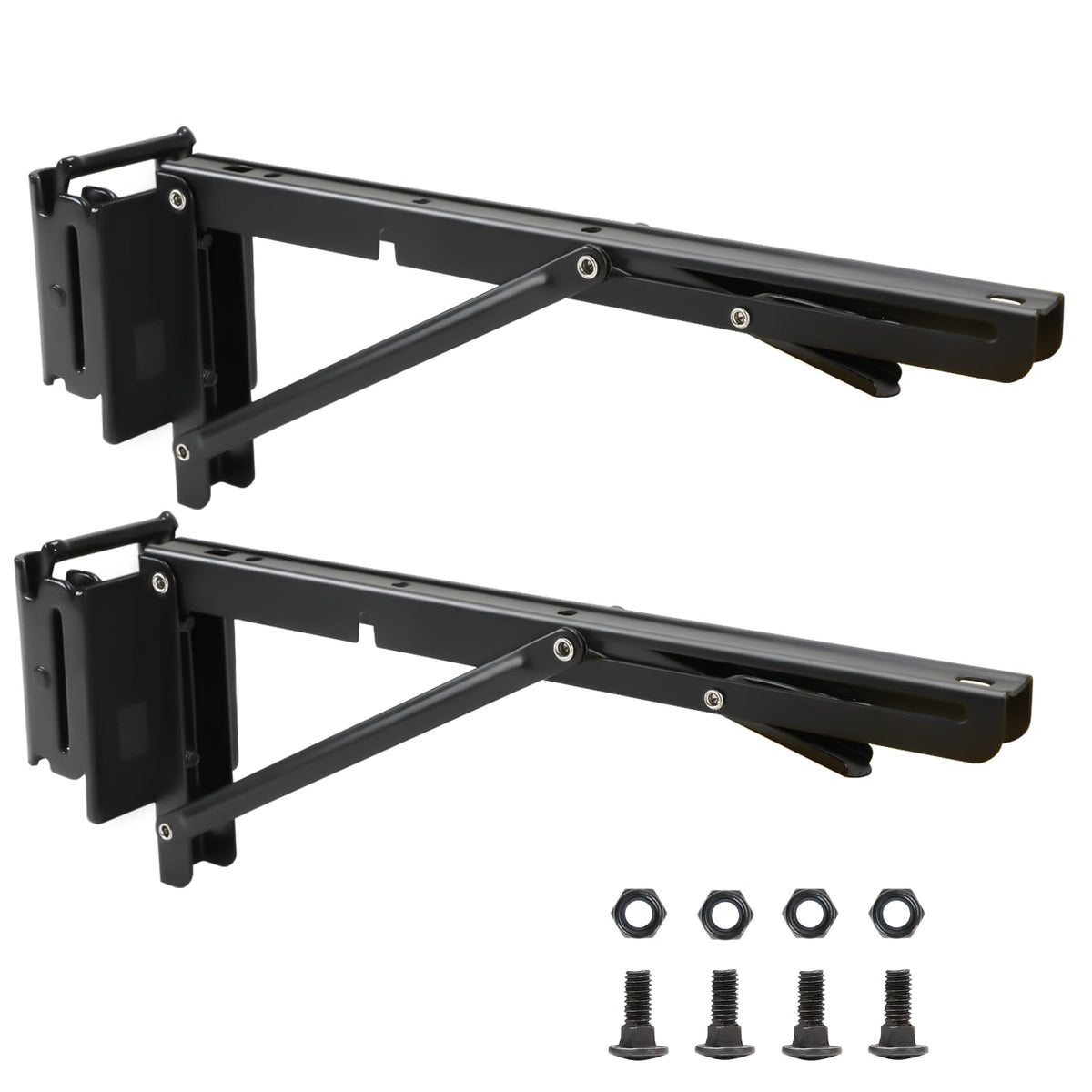 Fistihon e-track bracket folded compact for space-saving trailers