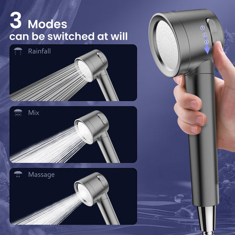 Fitespot hard-water filter softens water for smoother hair and skin.