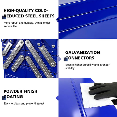 FITHOIST fold-out trays in action offer quick access to frequently used tools.