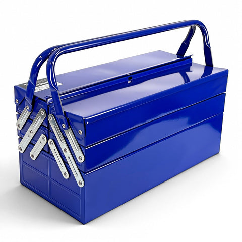 FITHOIST metal cantilever tool box outer view shows durable, organized tool storage.