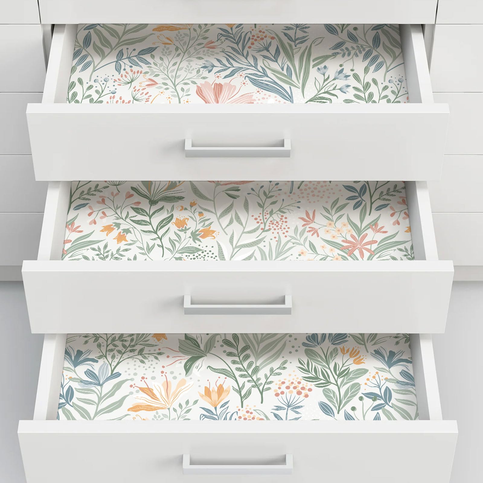 Fititem nursery or dorm accent wall with removable wallpaper for renter-friendly style.