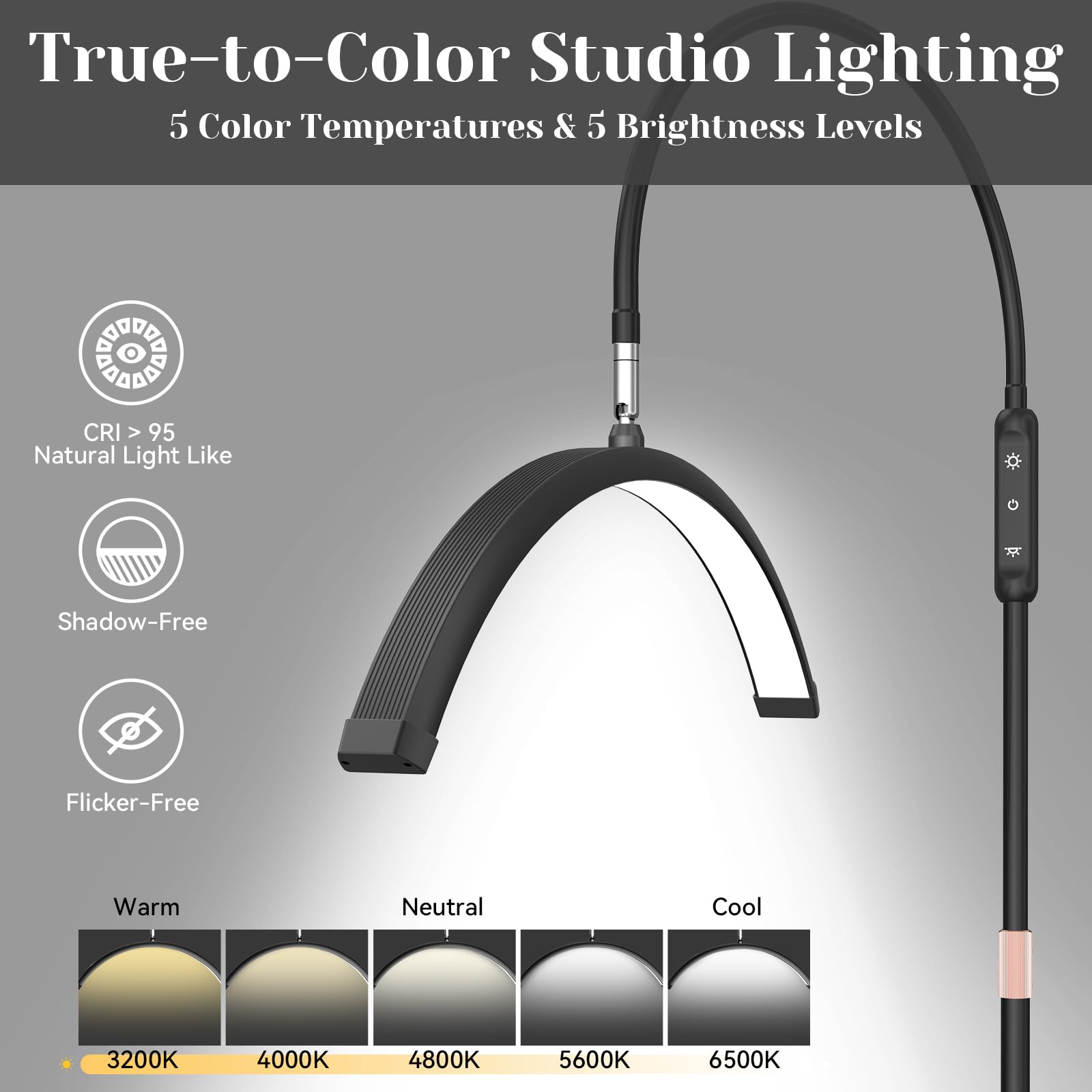 Fitlume Lash Light Rotation enables precise placement during treatments.