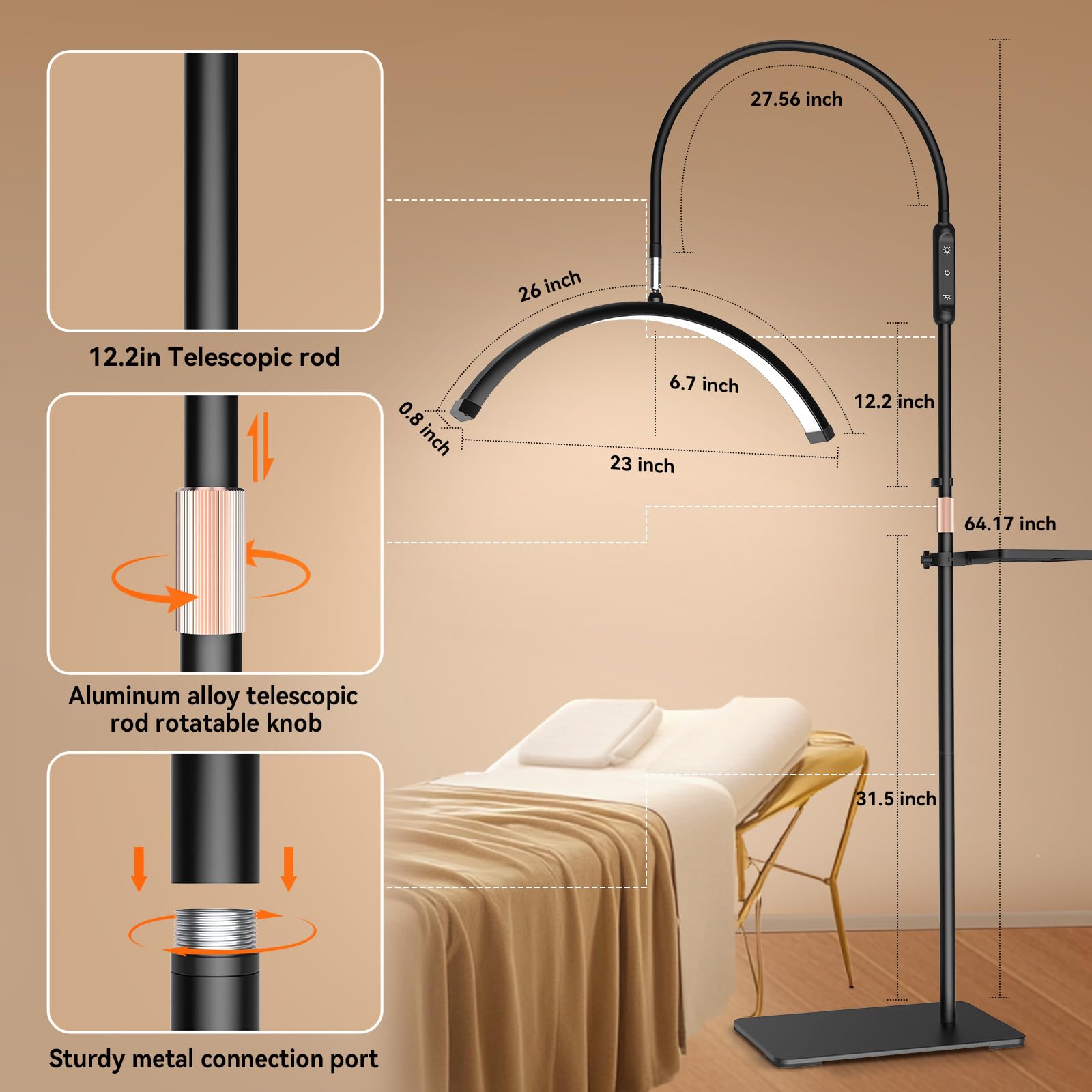 Fitlume Lash Light Studio Design fits professional spaces.