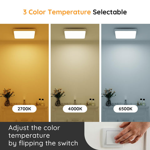 Fitop four color temperatures adapt lighting for any bathroom task