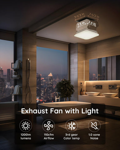 Fitop LED light 1200lm 3000k: warm glow ideal for evening routines.