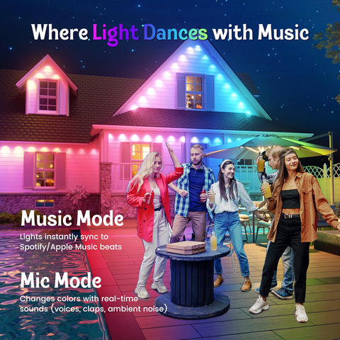 Music Sync mode on Fitop lights for ambient party atmosphere