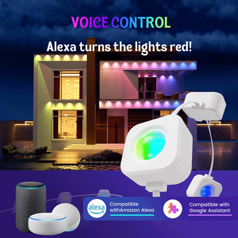 Fitop IP67 waterproof outdoor lights withstand rain and snow for year-round use