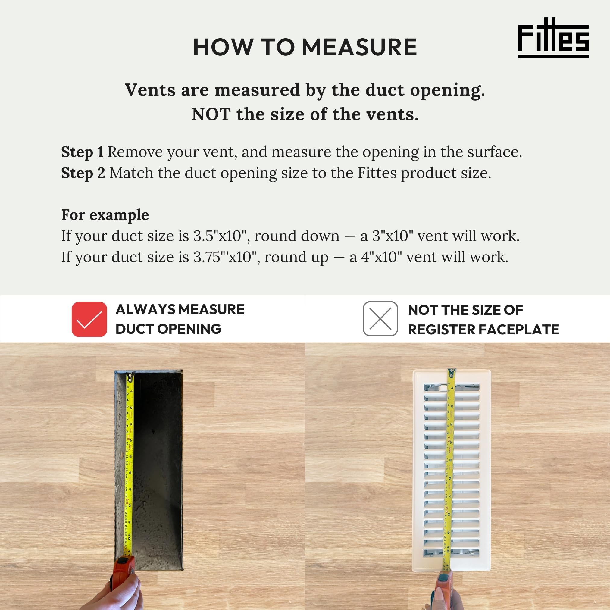 Fittes Framed Floor Vent Lite HVAC-ready ensures steady airflow without bulk.