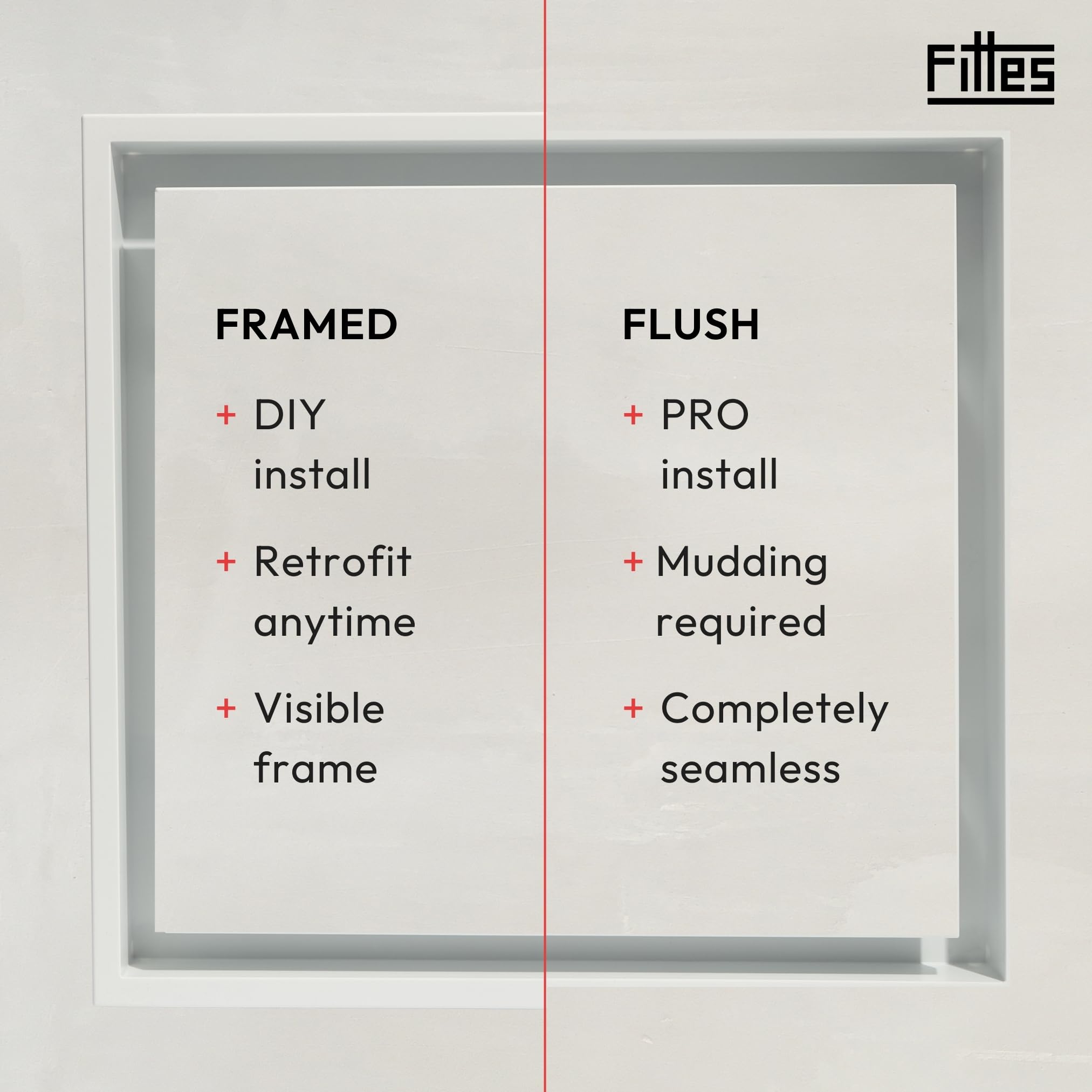 Fittes Panasonic WhisperCeiling-compatible fit shown for reference