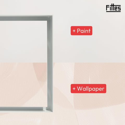 Fittes Panasonic WhisperValue-compatible vent cover beside unit