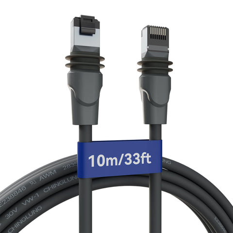 FIUTY Starlink Gen 3 cable 33ft dual-layer waterproof shell for outdoor reliability.