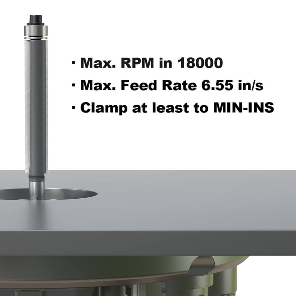FivePears router bit in CNC setup for accurate flush trimming