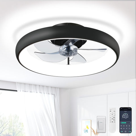 Fivesun 20-inch fandelier with remote controls light and airflow