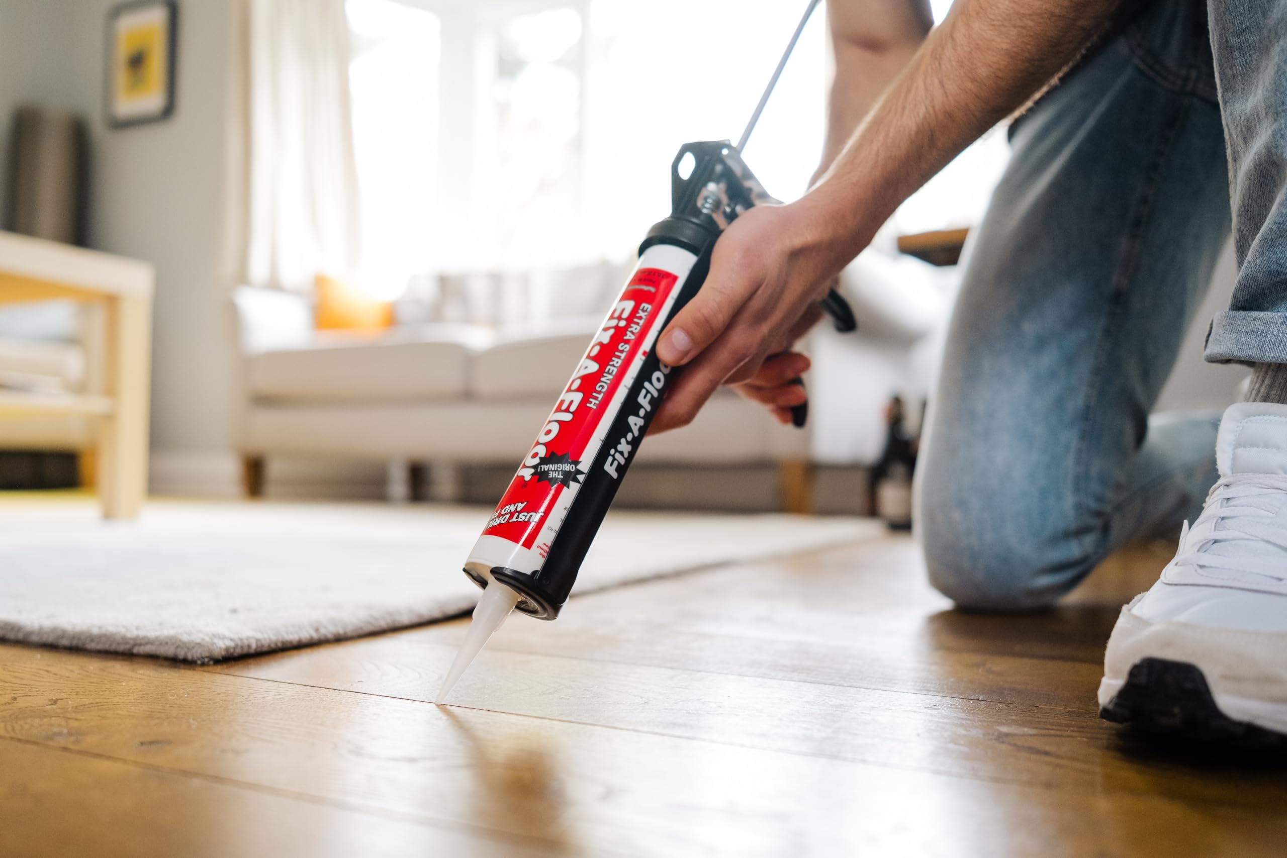 Fix-A-Floor DIY friendly floor repair kit enables simple drill-and-fill repairs