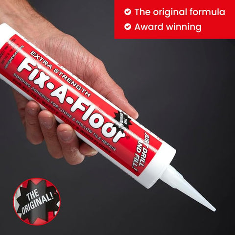 Fix-A-Floor marble stone repair adhesive blends with stone floors for seamless restoration