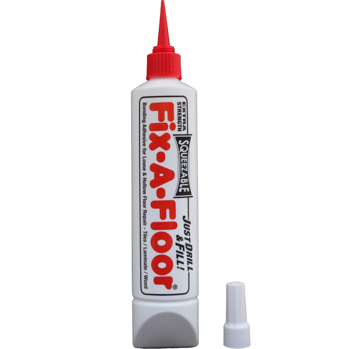 Fix-A-Floor original squeezy tube application for precise tile repair