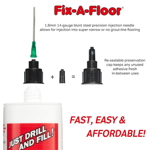 Fix-A-Floor Pro Pack complete kit ready for tile repairs.