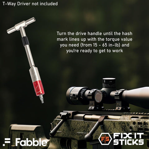 Fix It Sticks all-in-one torque driver bundle shown together