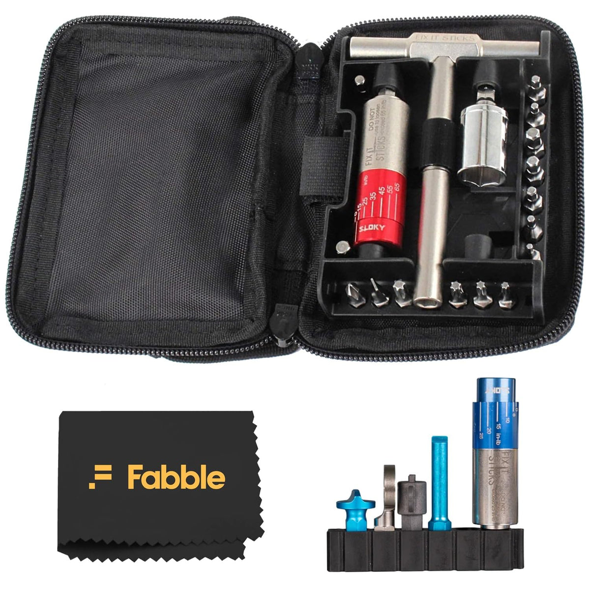 Fix It Sticks all-in-one torque driver kit case for easy transport and storage.