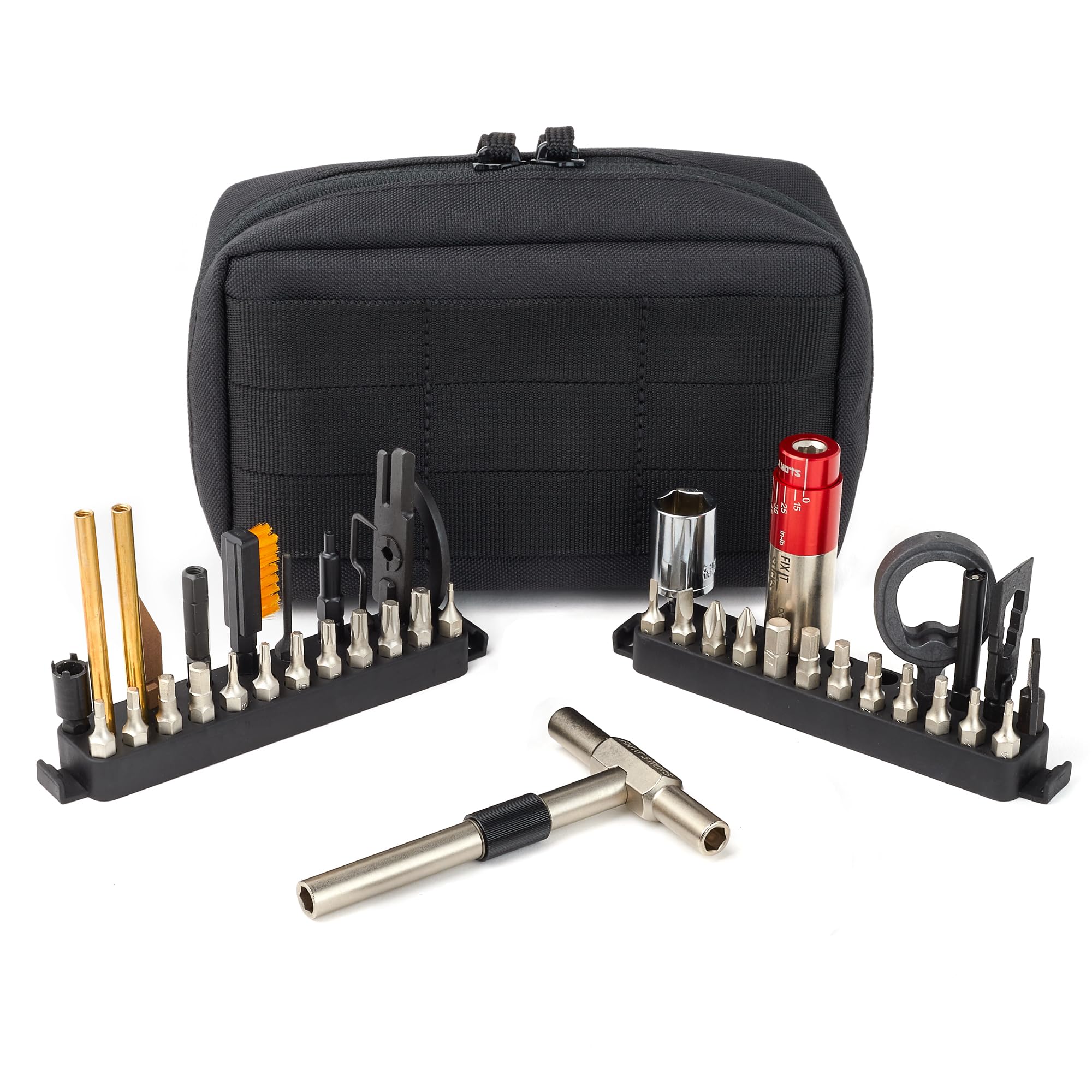 Fix It Sticks mini 6-25 in-lb torque driver in pocket-ready field kit.