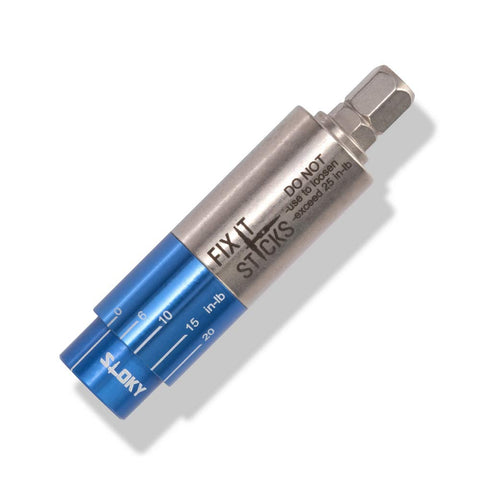 Fix It Sticks mini torque driver held for precise field tightening
