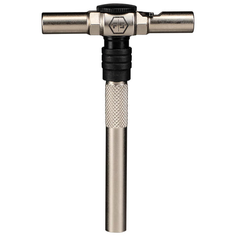 Fix It Sticks ratcheting T-Way wrench with locking hex drive for quick, secure bit changes.