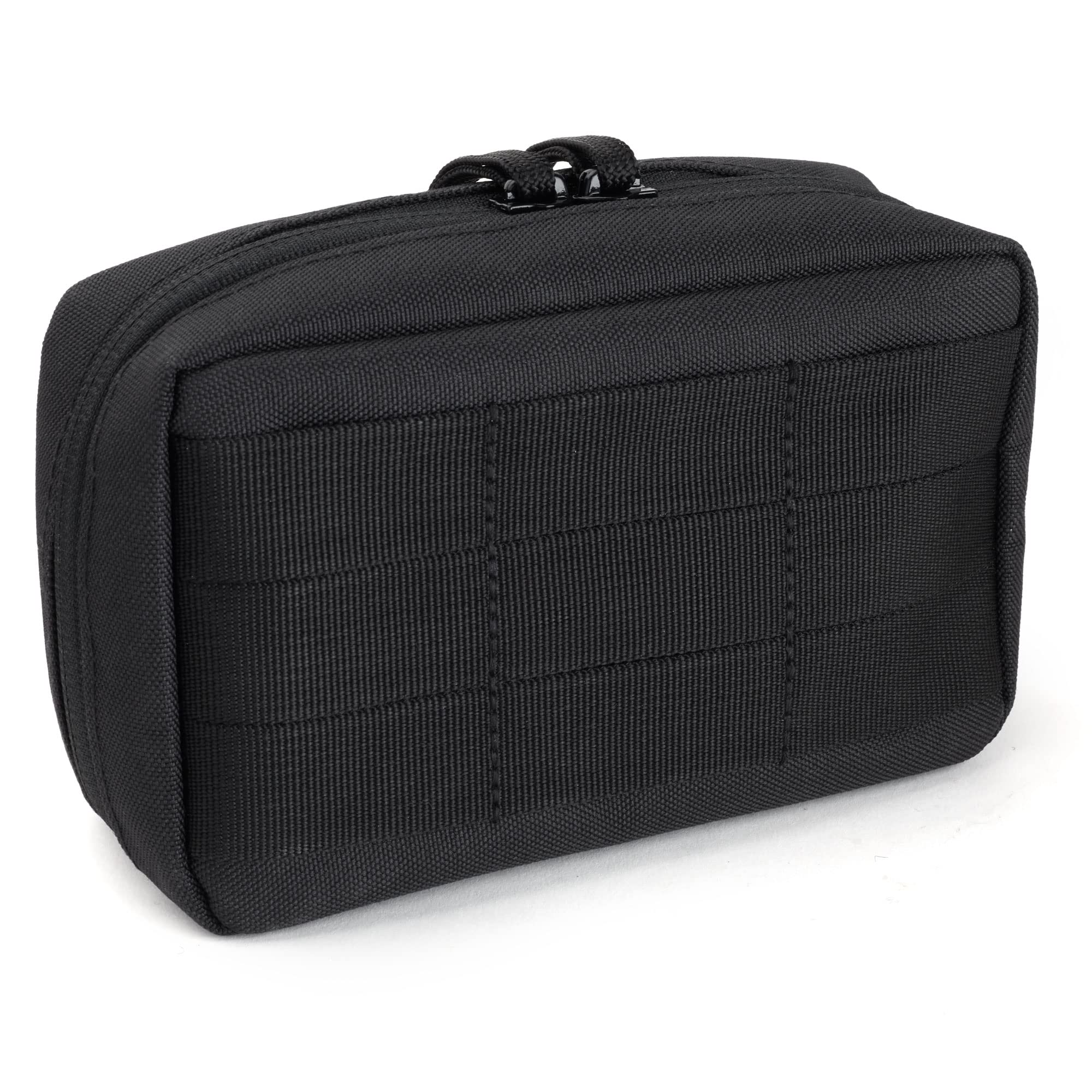 Soft carrying case keeps bits organized and accessible in rugged conditions.