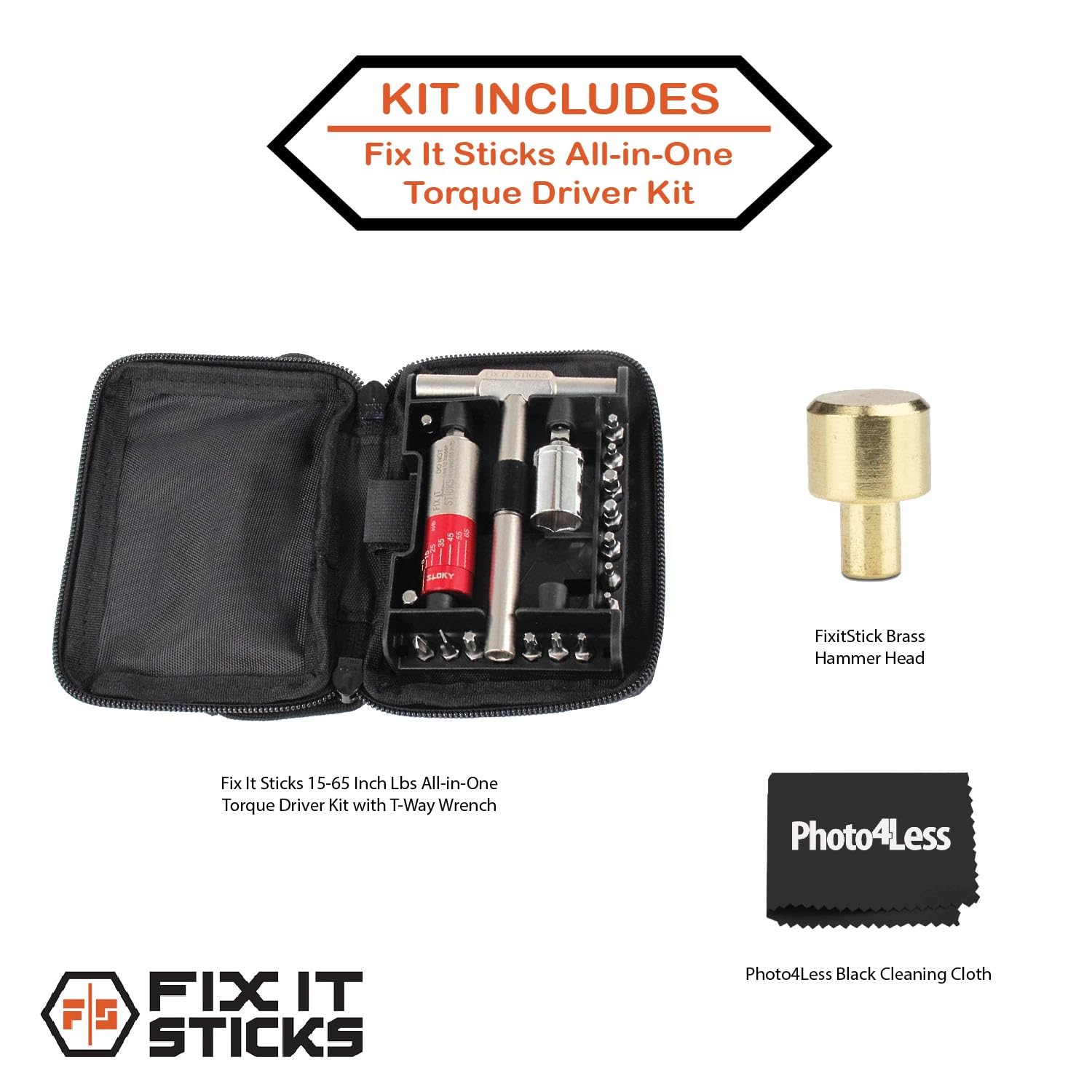 Fix It Sticks T-Way wrench shown in a compact, portable tool