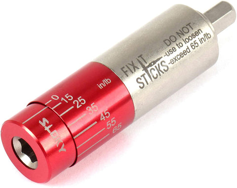 Fix It Sticks torque driver tightening firearm scope rings with precision
