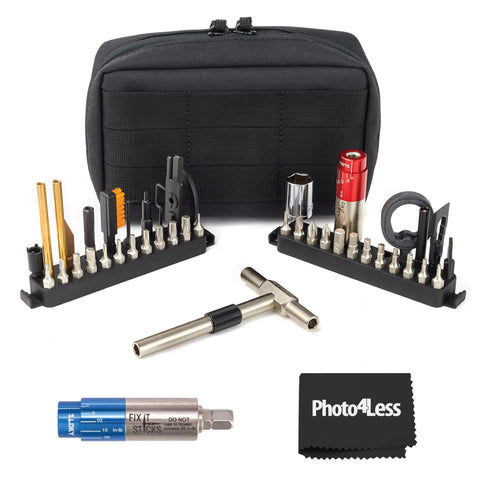 Fix It Sticks The Works bundle shown for field rifle maintenance with precise torque control.