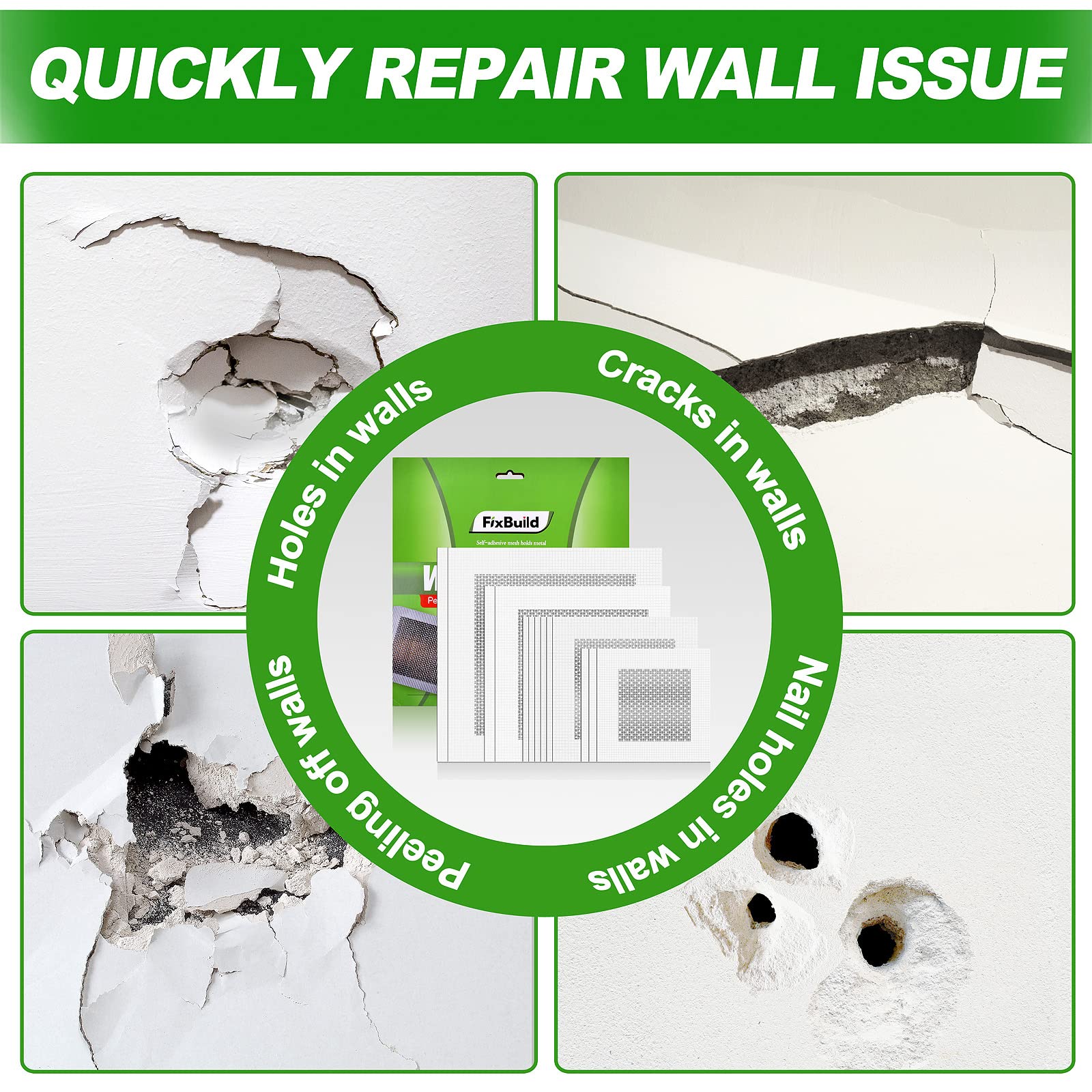 FixBuild aluminum mesh backing enhances patch durability