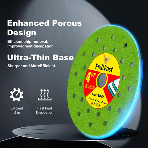 FixltFast includes 4/5-inch and 5/8-inch arbors for grinder compatibility