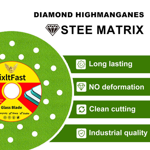 FixltFast double-sided grinding edge blade boosts efficiency for dry and wet tile work