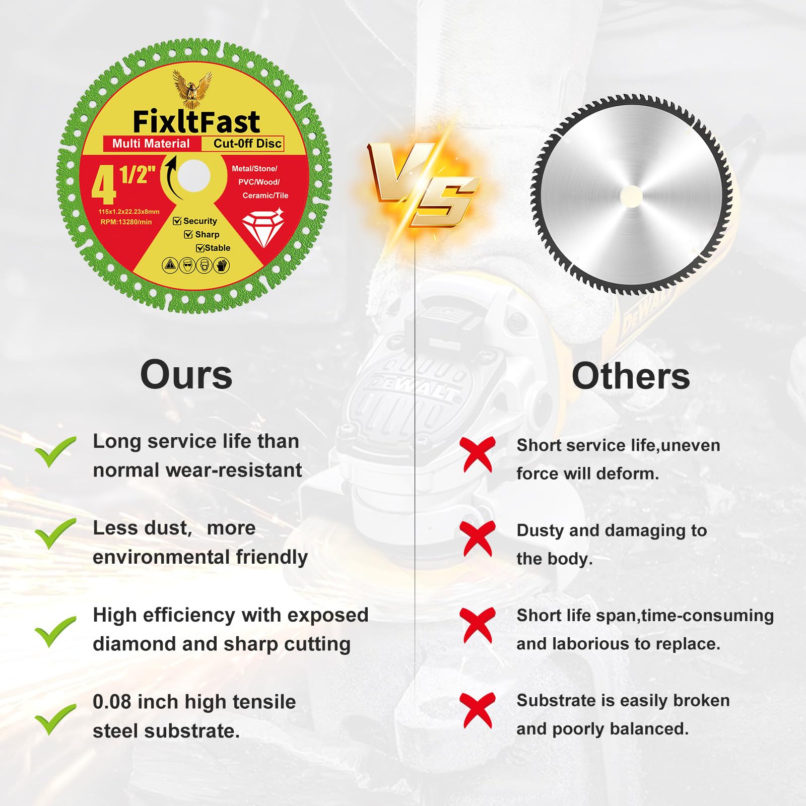 FixltFast safe installation guidance for stone, metal, and plastic projects