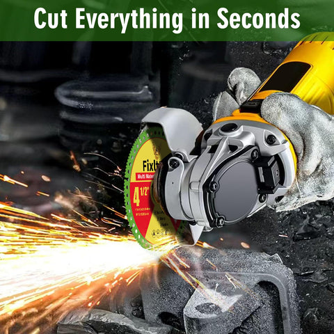FixltFast includes 20mm and 16mm washers for easy mounting on grinders
