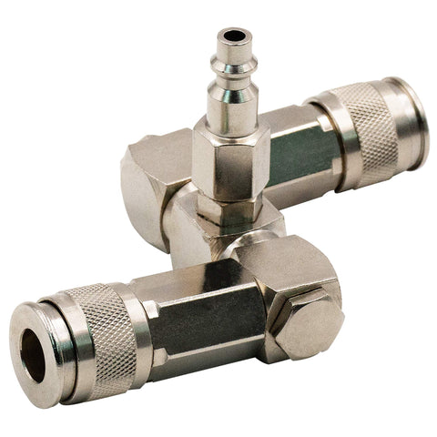 FIXSMITH 1/4-in NPT Air Outlet fits common compressors.