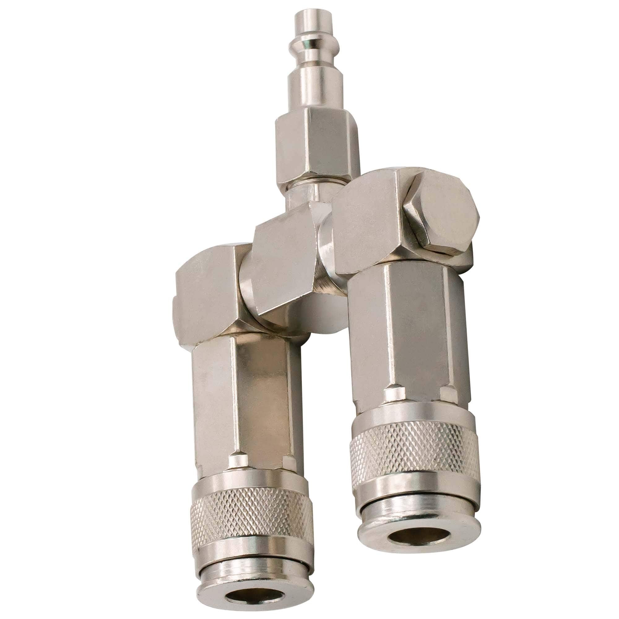 FIXSMITH Swivel Connector 360 Degrees reduces hose kinks during use.