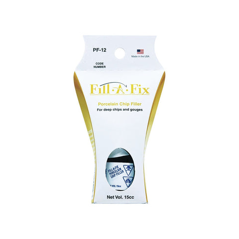 Fixture-Fix Porc-A-Fix bottle top applicator for precise porcelain touch-ups and quick finish