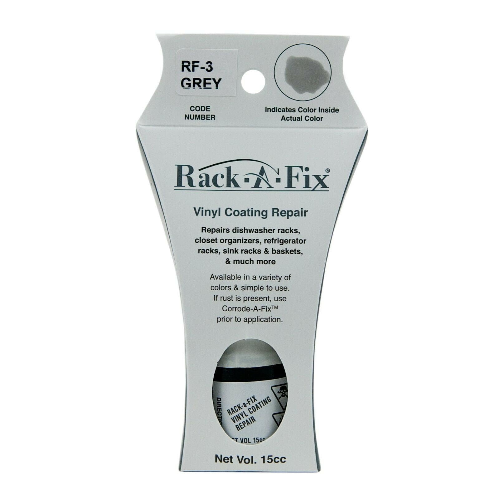 Fixture-Fix Rack-A-Fix RF-3 grey coating for dishwasher racks preserves finish and resists water