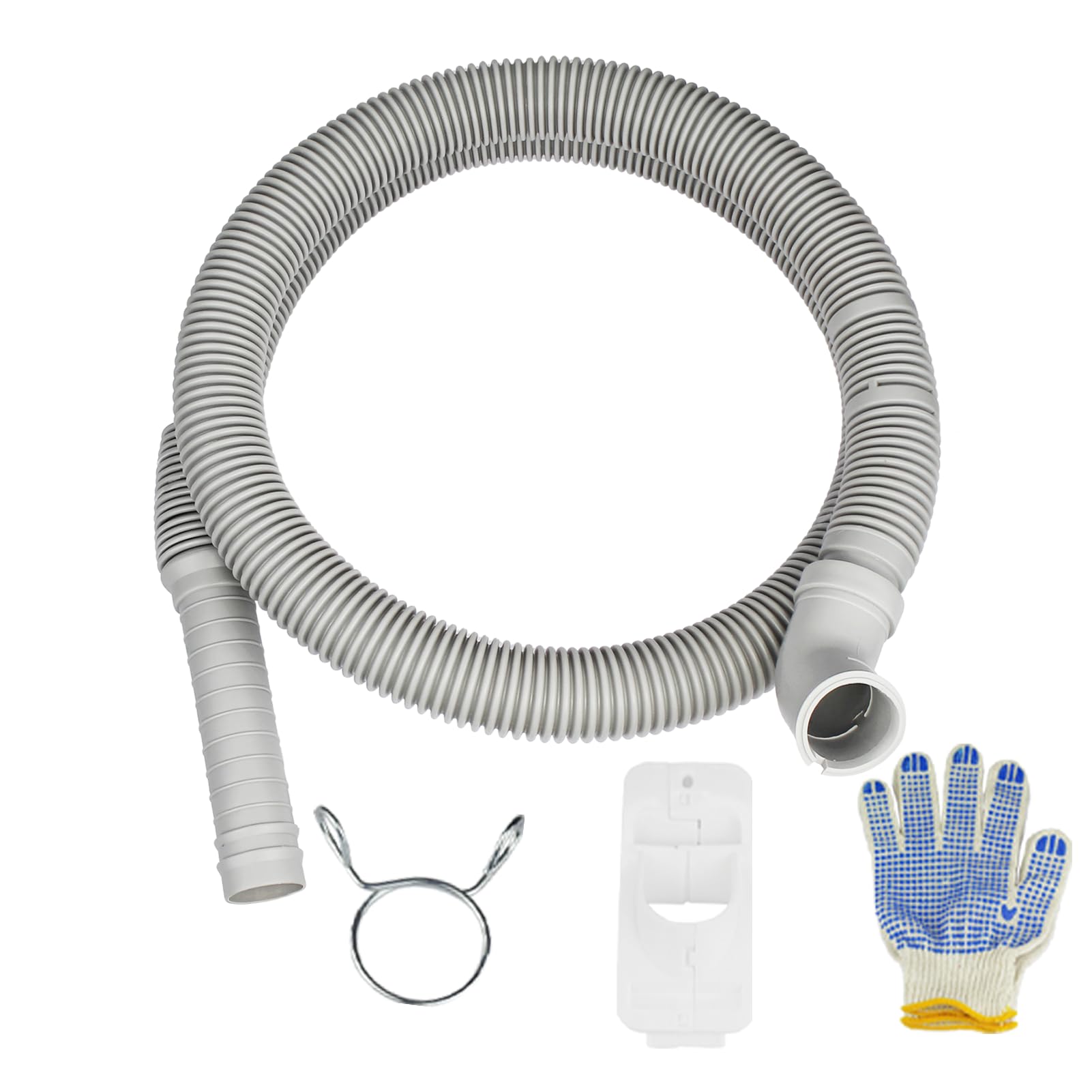 FJIAYIF AEM73732901 washer drain hose front view for direct-fit replacement