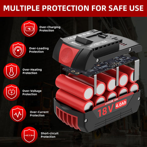 FJP Close-up battery connection showing secure fit