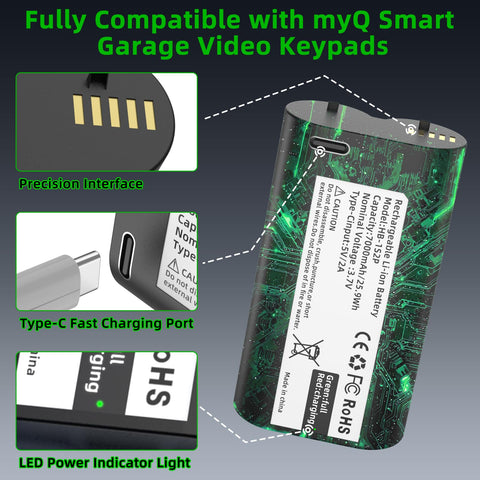 FJP smart BMS safety protects MQ keypad battery from overcharge.
