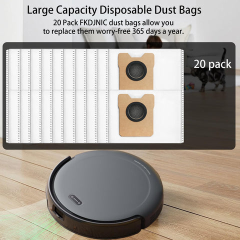 FKDJNIC seal-technology keeps dust contained during emptying.