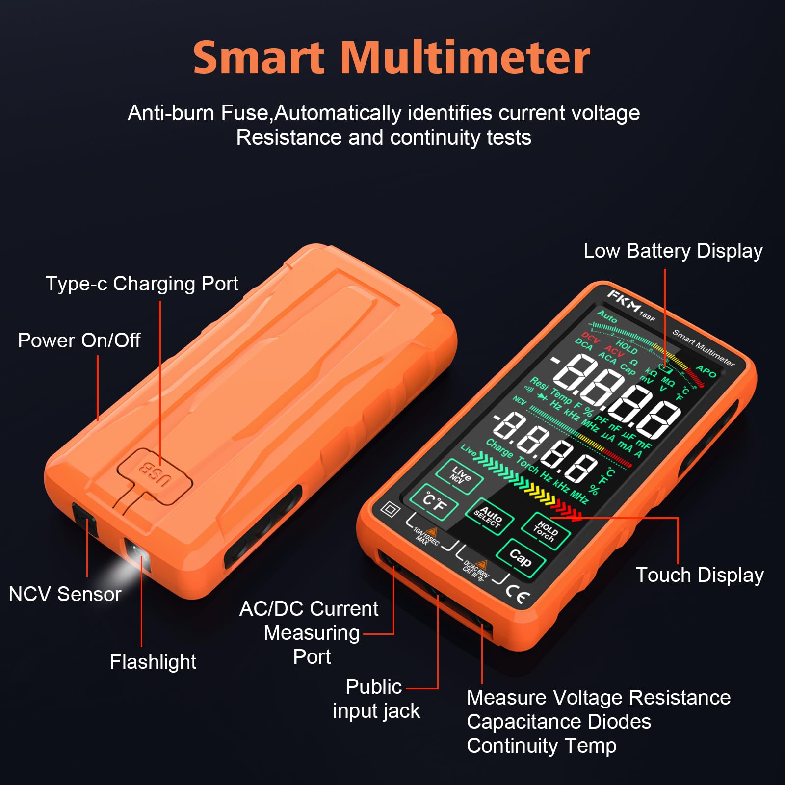 FKM Pro DMM on-the-go measurement ready in any environment.
